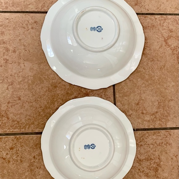 Vintage Reichenbach Echt Kobalt Blue/gold Bowls Germany - Picture 5 of 12